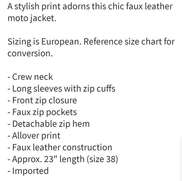 NWT: TOV Power Shoulder Faux Snakeskin Leather… - Picture 6 of 6